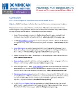 Participation of Dominican Veterans in World War II: An Overview <alt="Lesson Plan for Participation of Dominican Veterans in World War II: An Overview"
