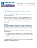 Participation of Dominican Veterans in World War II: An Overview <alt="Lesson plan for Participation of Dominican Veterans in World War II: An Overview">